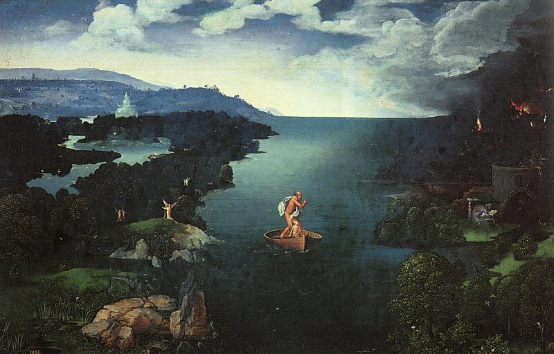 Joachim Patenier Charon Crossing the Styx Sweden oil painting art